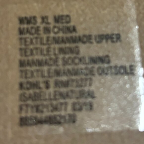 Sonoma Sandals / Slides - Worn once - Women's Size XL M - 1994 - Picture 3 of 3